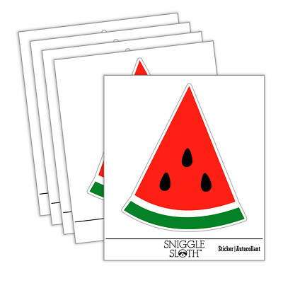 Watermelon Wedge Laptop Water Bottle Sticker Pack