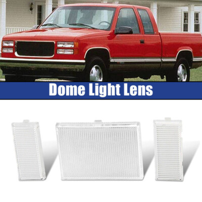 Clear Interior Map Dome Light Len Cover Housing For Chevy Silverado 1988-1998