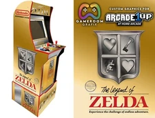 The Legend of Zelda Custom Arcade 1Up Custom Graphic Kit