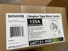 Siemens Meter Socket 135-Amp 4 Jaw No Bypass Ringless Overhead/Underground Fed
