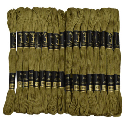 Anchor Thread Stranded Cotton Craft Sewing Cross Stitch Hand Embroidery,25 Pcs