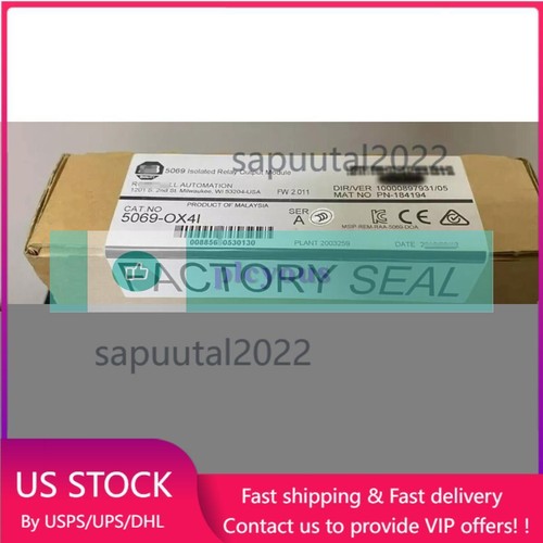 Modulo di uscita relè isolato A-B 5069-OX4I Compact 5000 I/O 5069OX4I esentasse USA