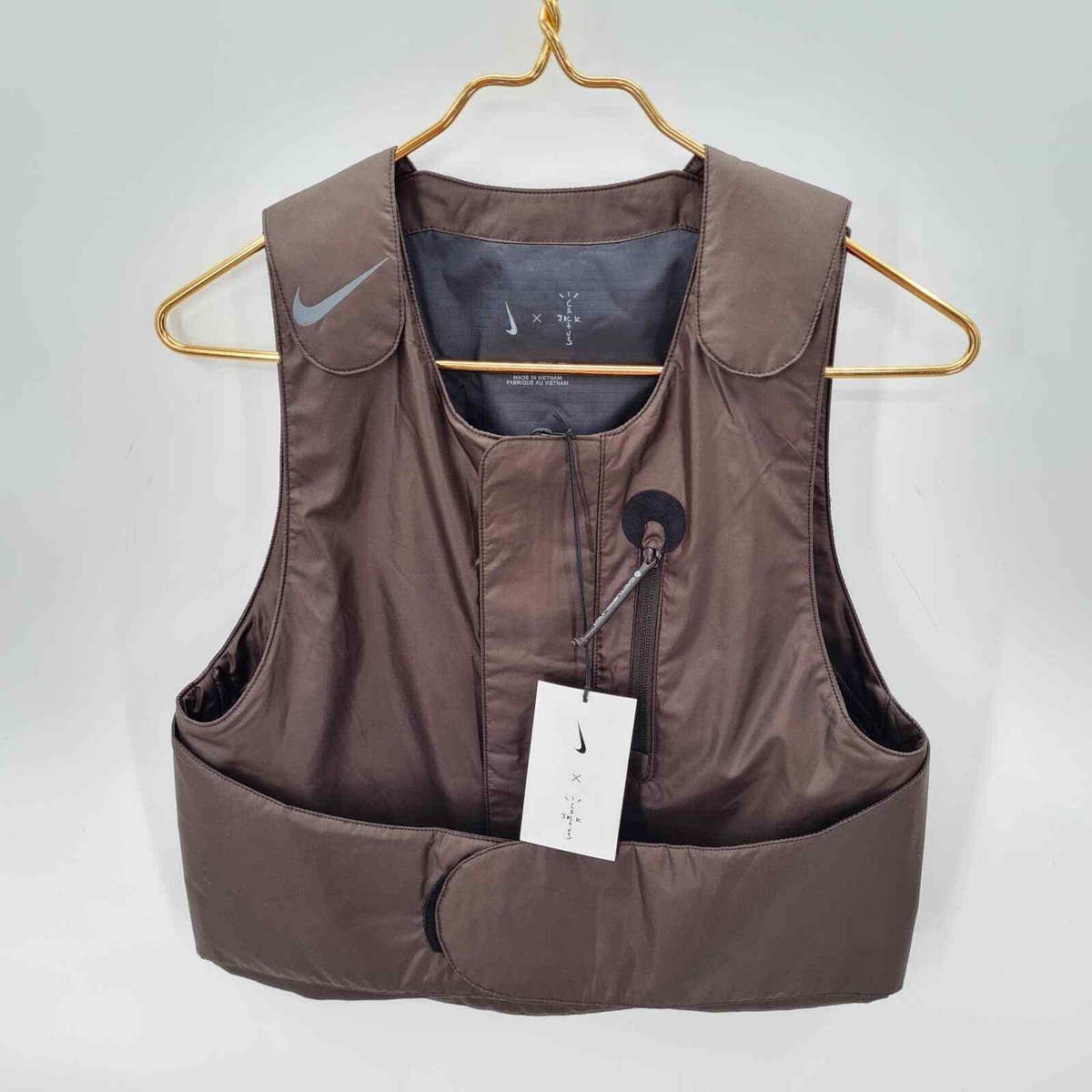 Nike X Cactus Jack Travis Scott Brown Vest XS NWT | eBay Nike X Cactus Jack Travis Scott Brown Vest XS NWT | eBay
