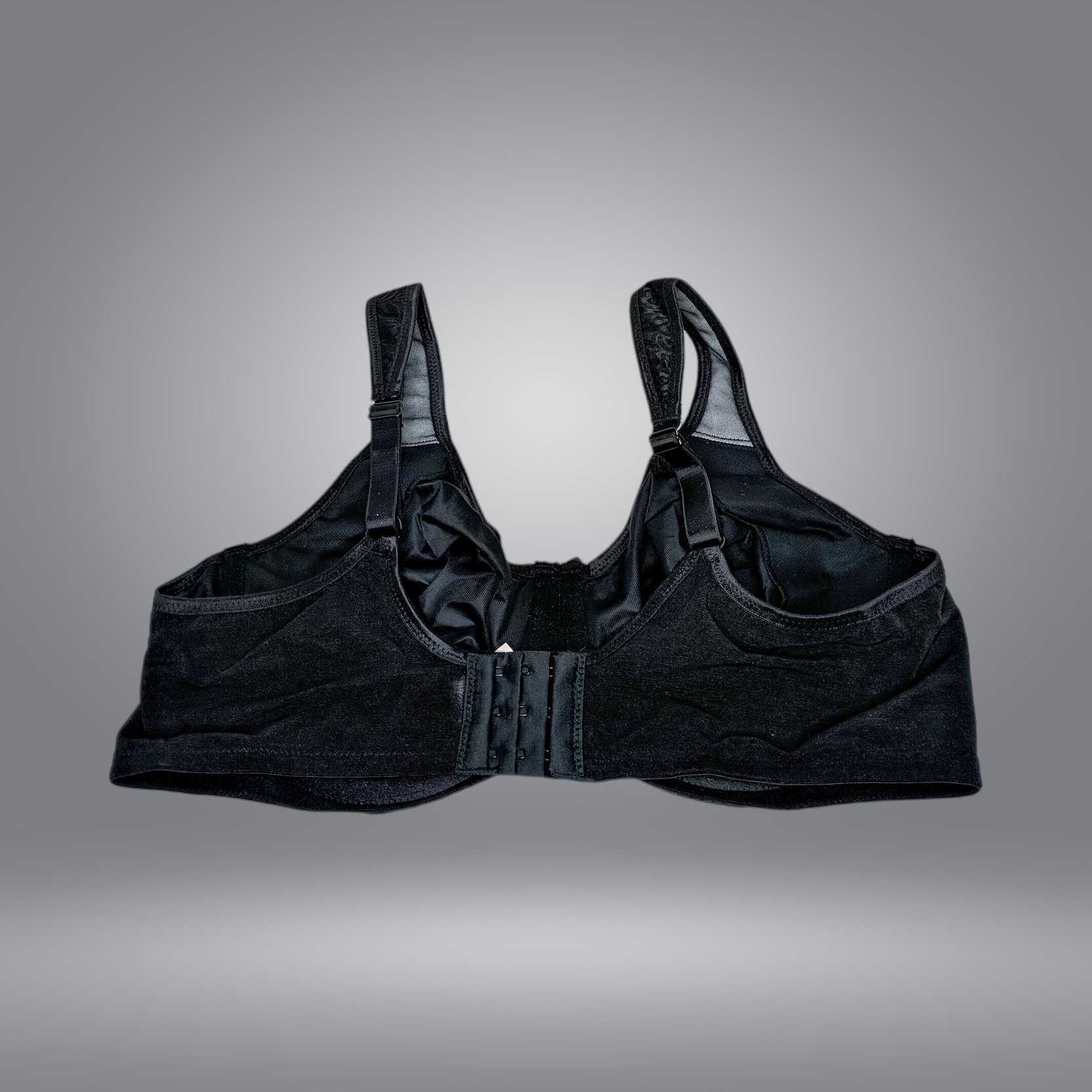 Breezies Women's Bra Sz 40C Wild Rose Lace Seamless Underwire Black A260366