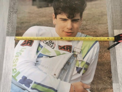 Vintage NKOTB New Kids Jordan Knight Poster 1990 Anabas Printed In England - Picture 12 of 13
