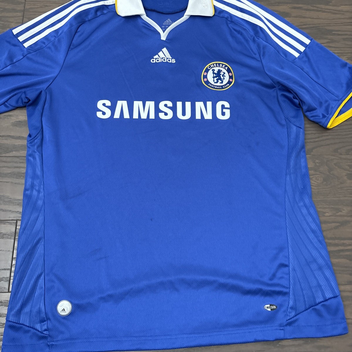 Adidas Chelsea 2008 2009 Home Soccer Jersey Blue Mens XL #2