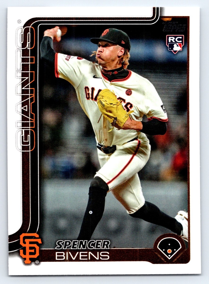 2025 Topps Series 2 #537 Spencer Bivens San Francisco Giants RC | eBay