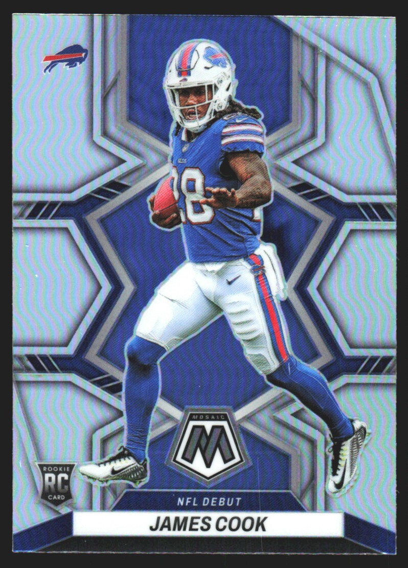 2022 Panini Mosaic Rookies Silver James Cook #285 LW7