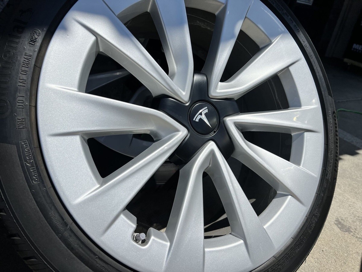19” Tesla Model 3 Sport Stiletto Wheels Rims Tires Factory Stock