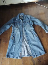 Vintage Illmatic Designz Denim Dress / Trench Coat Size ? M-L