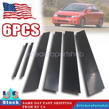 6pcset For Honda Civic 2006-2011 Pillar Posts Door Trim Cover New Glossy Black 6pcset For Honda Civic 2006-2011 Pillar Posts Door Trim Cover New Glossy Black