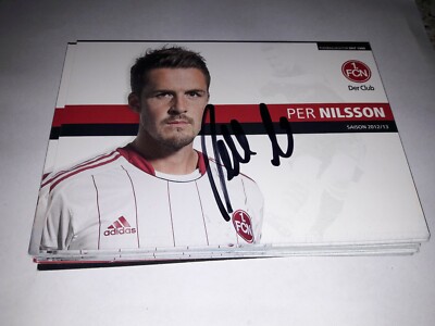 Signierte AK Per Nilsson 1.FC Nürnberg  NEU MEGA RAR 