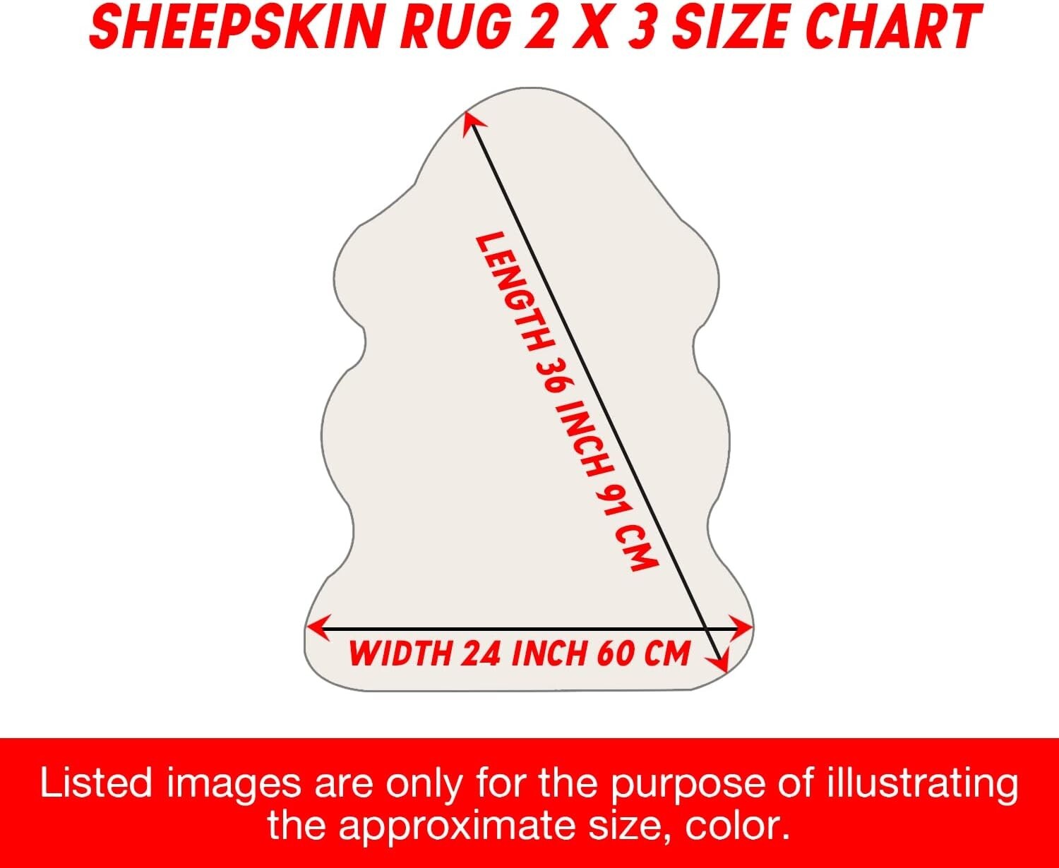 Genuine Sheepskin Rug Ivory White Fur Rug Australian Sheep skin Rug 2