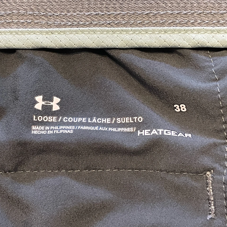 Pantalones Cortos de Golf Under Armour 38 x 10" Verde Acuñado Ventilado Match Play Performance Foto 4 de 4