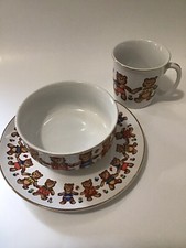 children  s 3 piece china plate,bowl and cup set
