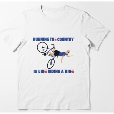 Running The Country Is Like Riding A Bike Shirt| Fall Of Bike Biden Shirt| Sarca