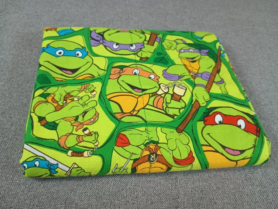 Teenage Mutant Ninja Turtle Vintage Print Pillowcase 32x20 in. Handmade Cotton - Image 4 of 4