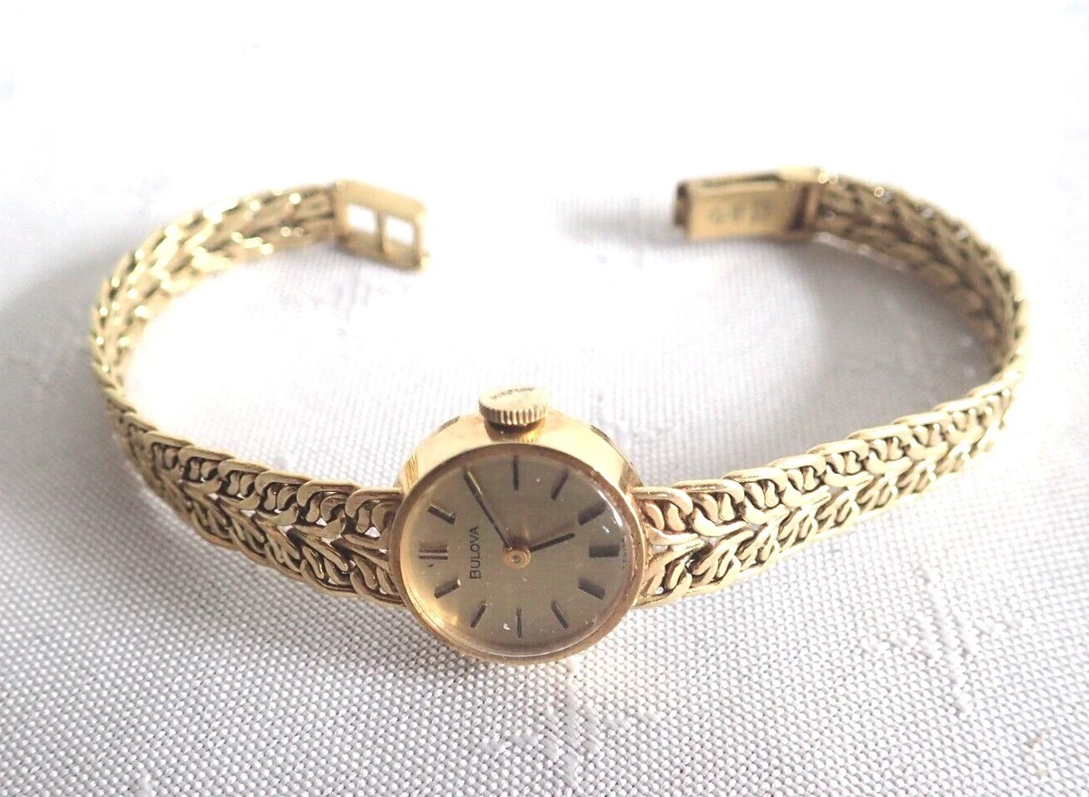 Bulova 18 2025 karat gold watch