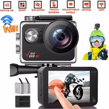 Campark 4K Touch Screen 20MP Action Camera  EIS WiFi Waterproof Sport Camcorder