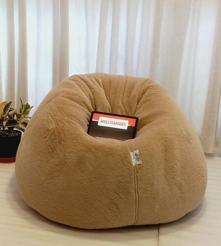 Bean Bag Chair Cover Furry fur Without Beans Home decor XXXL Best Christmas Gift - Bild 1 von 3