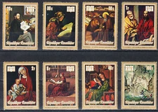 W RWANDA 0506-513 INTERNATIONAL BOOK YEAR PAINTINGS