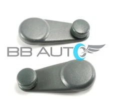 2 NEW Inside Manual Window Crank Handles Grey for 1995-2001 GEO CHEVROLET METRO