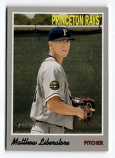 2019 Topps Heritage Minor League Matthew Liberatore 34 Princeton Rays