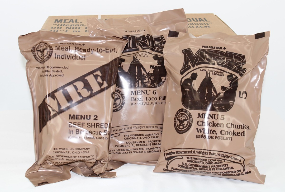 Mre Military Self-Heating Ration Pack Mre Self Heating Meals Ready To Eat Army Food - View #6