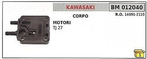 Corps Carburateur KAWASAKI TJ 27 Débroussailleuse 14091-2110 - Photo 1/1