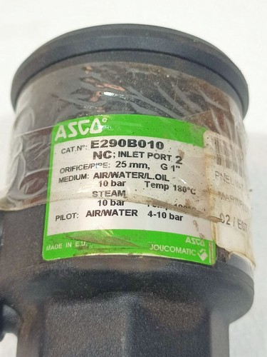 ASCO E290B010 VÁLVULA PNUMÁTICA 1" PARA AIRE ACEITE Y AGUA NUEVO ENVÍO RÁPIDO - Imagen 2 de 8