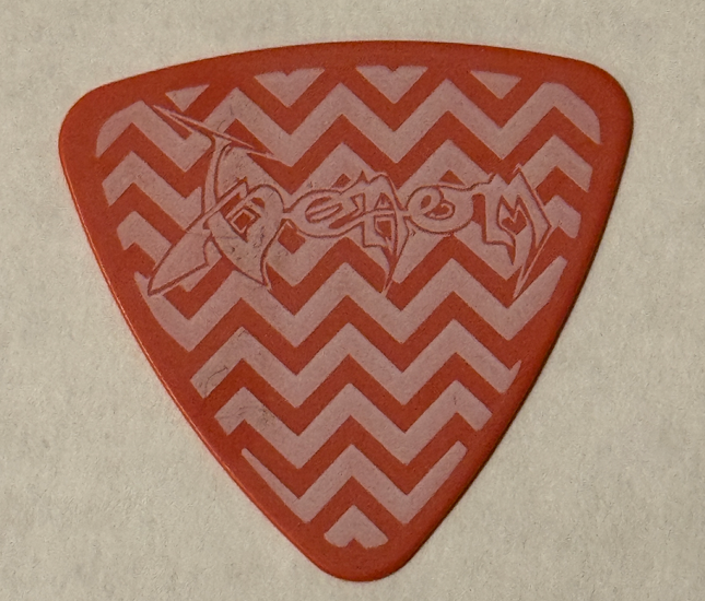 VENOM Tour Guitar Pick dark tranquility sodom bathory hellhammer