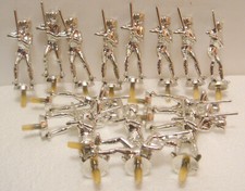 TROPHY LOT 0F 15 FEMALE BASE BALL TROPHY PARTS FIGURES TOP TOPPERS PLASTIC B