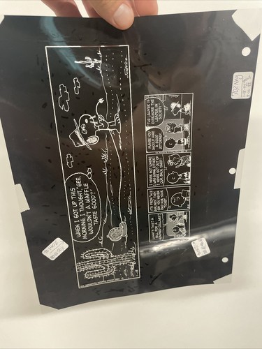 Celda de producción negativa de cómic Peanuts 18-1992 - Imagen 24 de 24