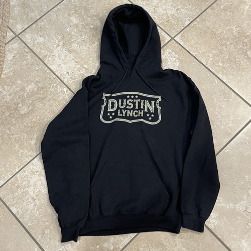 Dustin Lynch 2018 Tour Konzert Band Merch - schwarzer Hoodie Unisex Größe Small