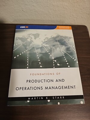 Instructor's Edition Foundations of Production and Operations Management by...