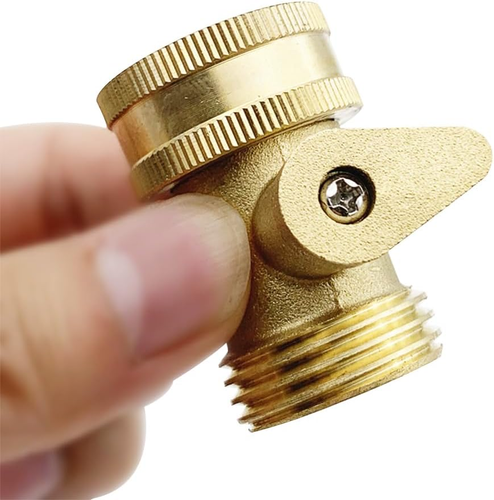 Valvola di intercettazione tubo da giardino in ottone 3/4" ottone resistente valvola di intercettazione tubo sfera - Foto 3 di 6