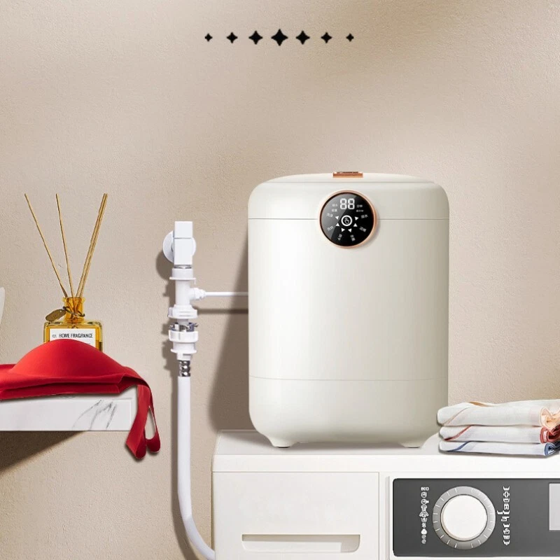 Fully Automatic Washing Drying Machine Small Portable Cleaning Underwear Socks - Image 4 of 4