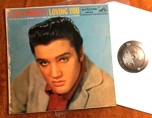 Elvis Presley RCA LPM-1515 Loving You LP original hollywood 2S HA MONO 1957 rare - 第 1/7 張圖片