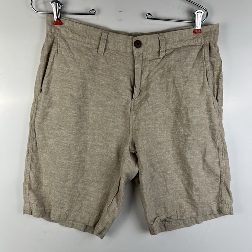 Patagonia Worn Wear Shorts 31 Mens Tan Hemp Organic Cotton Blend Lightweight - 第 1/9 張圖片