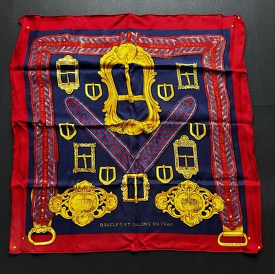 Hermès “Boucles et Galons du Tsar” Silk Scarf Perfect Condition | eBay