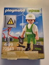 PLAYMOBIL Elektriker WAGO 70943 Neu & unge&ouml;ffnet Promo Werbefigur Sonderfigur