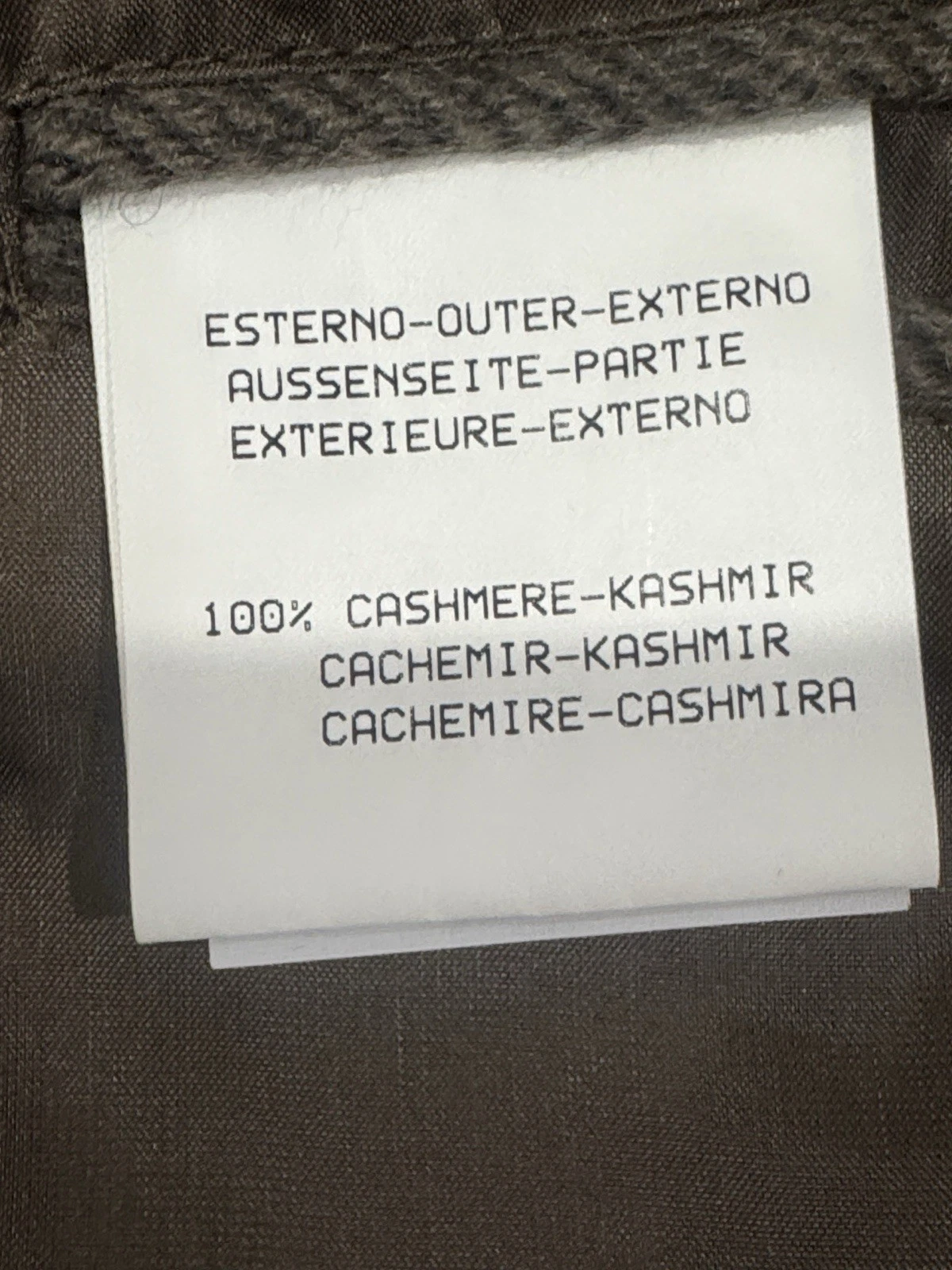 Ermenegildo Zegna Men’s Gray 100% Cashmere Sport Coat EU 52 Lined Pockets image 3