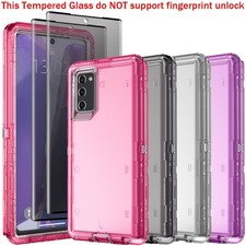 For Samsung Galaxy Note20/Ultra Case Shockproof Cover / Privacy Tempered Glass
