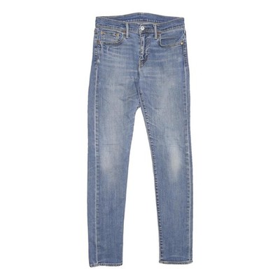 LEVI'S 514 Slim Herren Jeans Blau Slim Skinny Denim Medium W29 L34 Classic Fit Zip