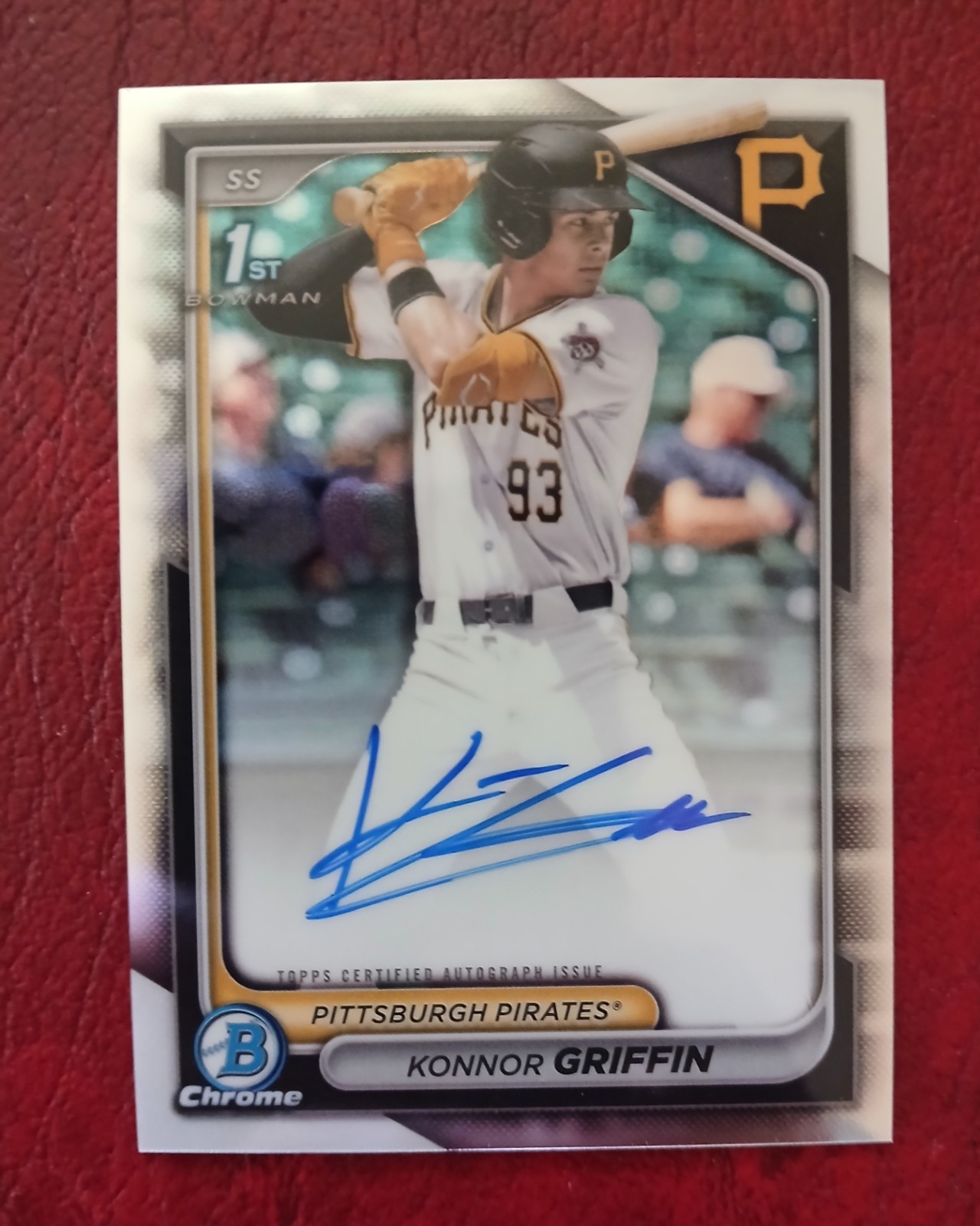 2024 Bowman Draft - Chrome Prospect Autographs Konnor Griffin #CPA-KG (AU, RC)