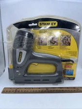 Stanley TRA700 Staple And Brad Nail Gun Electric TRE550 Gray Unit NOS