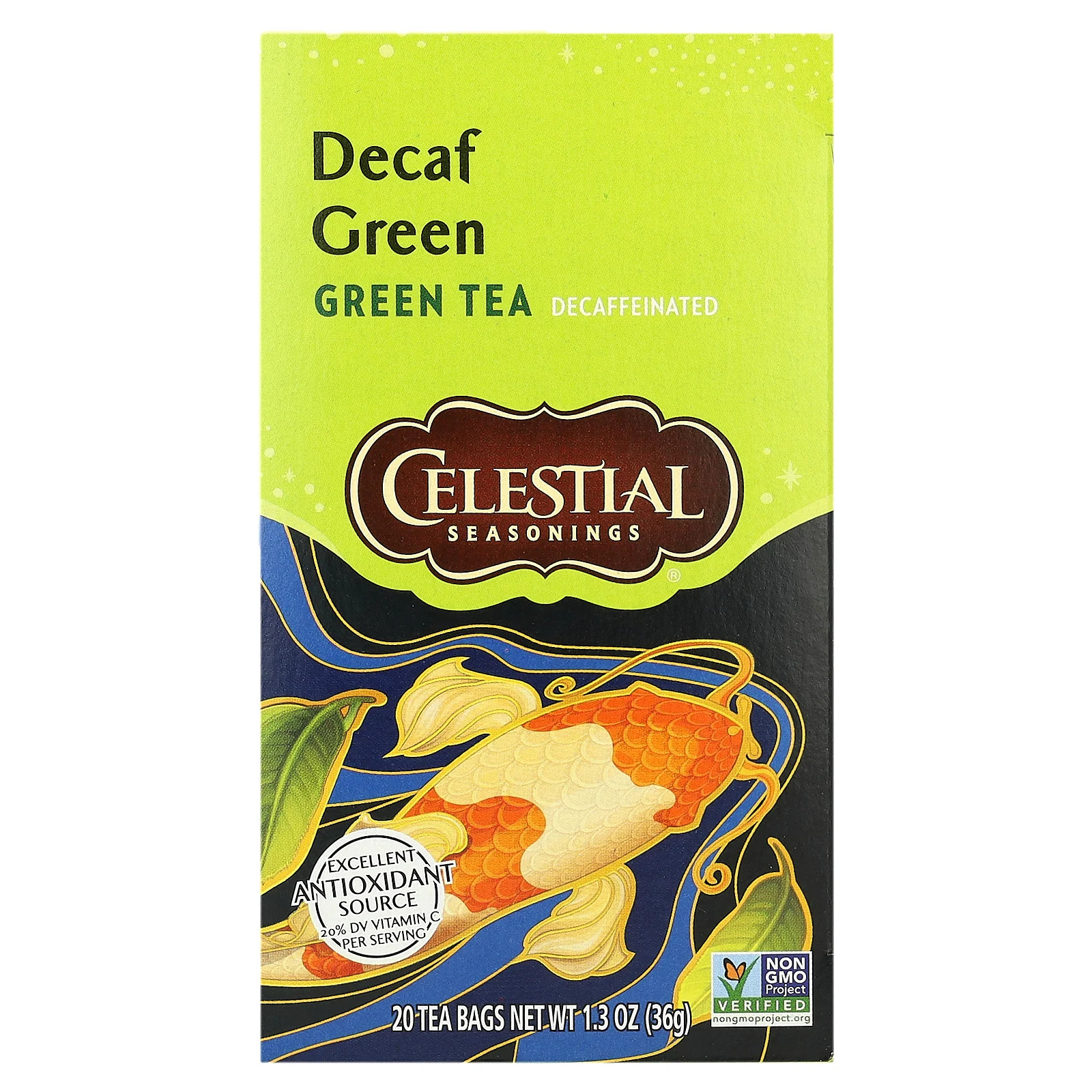 , Decaf , 20 Tea Bags, 1.3 Oz (36 G)