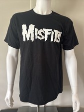 The MISFITS Fiend Skull Black Tee Shirt T-Shirt Official NWOT - Large
