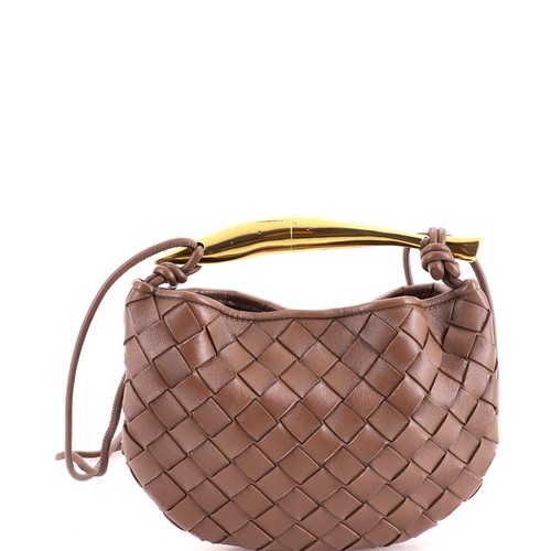 Bottega Veneta Sardine Top Handle Bag Intrecciato Nappa Mini