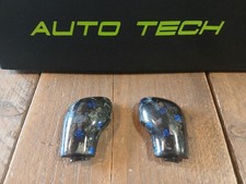 Real Forged Carbon Fibre Auto Gear Knob Selector Cover For VW GOLF SKODA SEAT